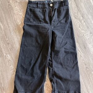 Maeve Black Wide Leg Jeans